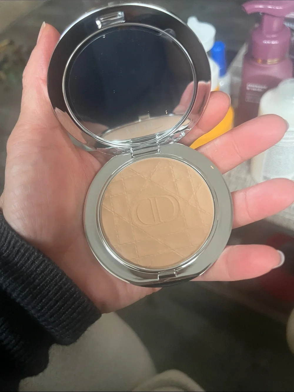 Dior Forever Nude Matte Filter Blurring Setting Powder – Deep Navy Packaging